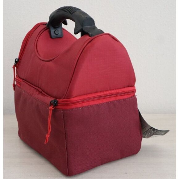 Igloo Playmate Gripper Red 9 Can Capacity Fully Insulated Cooler Bag - Picture 4 of 11